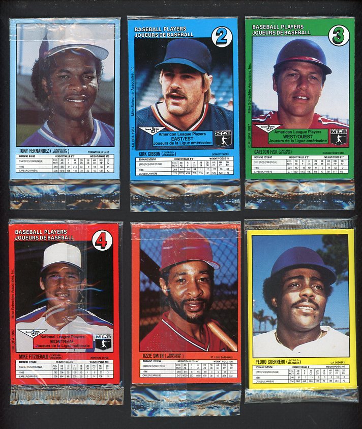1989 MSA General Mills Baseball Complete Set 560520