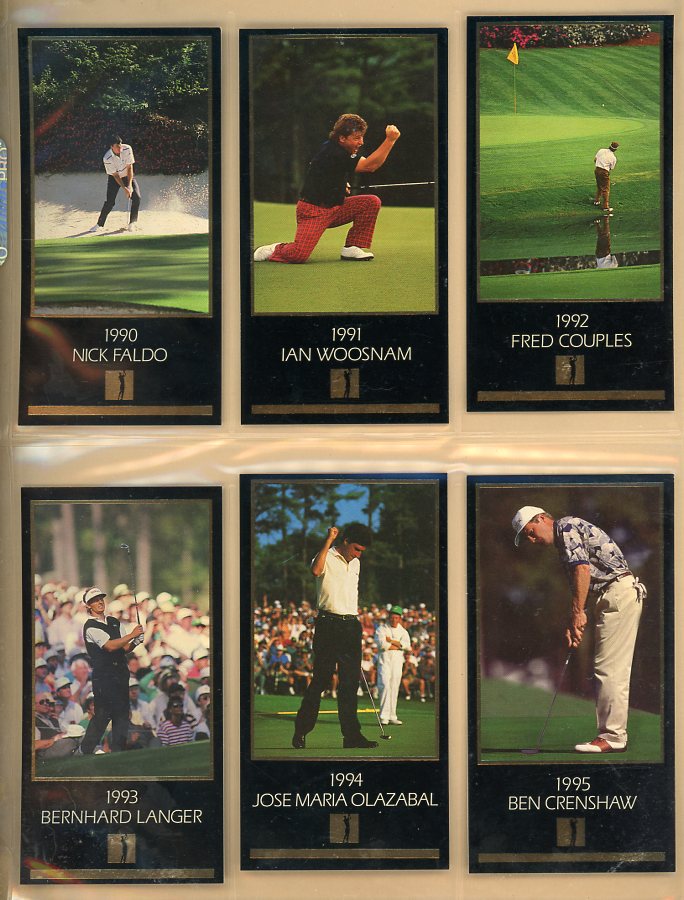 1995 Grand Slam The Masters Collection Complete Set 560523