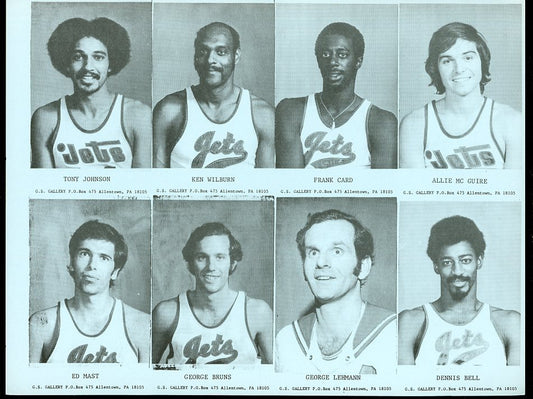 1973 G.S. Gallery Allentown Jets Basketball Complete Set 560535