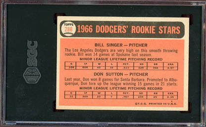 1966 Topps Baseball #288 Don Sutton Dodgers SGC 7 NM 560559
