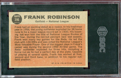 1962 Topps Baseball #396 Frank Robinson A.S. Reds SGC 6 EX-MT 560581