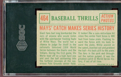 1959 Topps Baseball #464 Willie Mays IA Giants SGC 6 EX-MT 560592