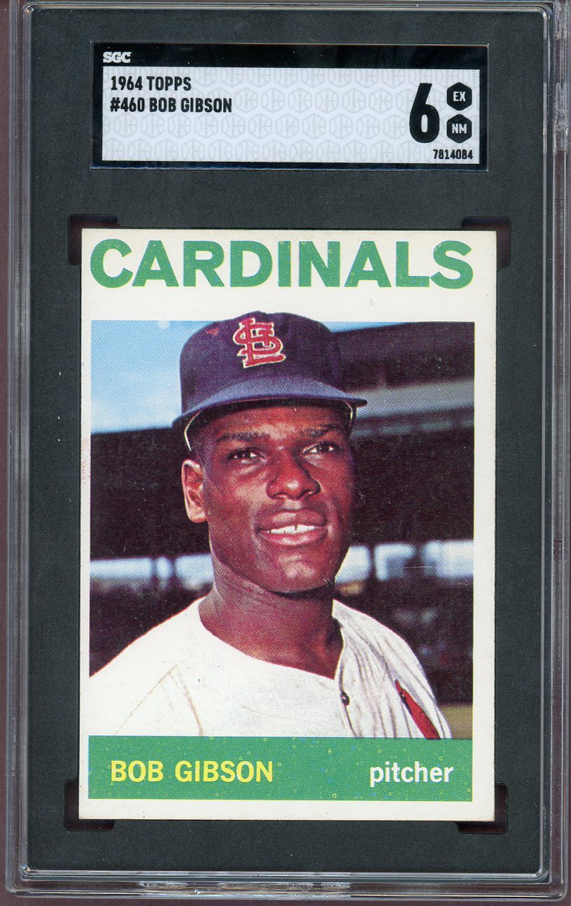 1964 Topps Baseball #460 Bob Gibson Cardinals SGC 6 EX-MT 560613