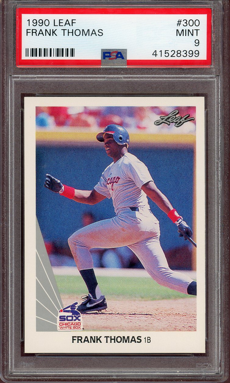 1990 Leaf #300 Frank Thomas White Sox PSA 9 MINT 560698