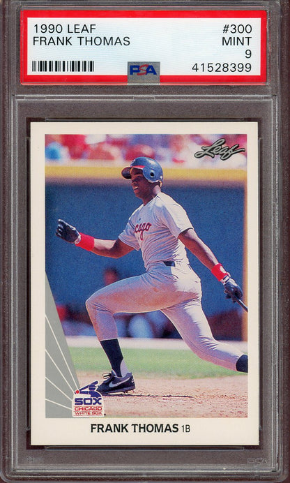 1990 Leaf #300 Frank Thomas White Sox PSA 9 MINT 560698
