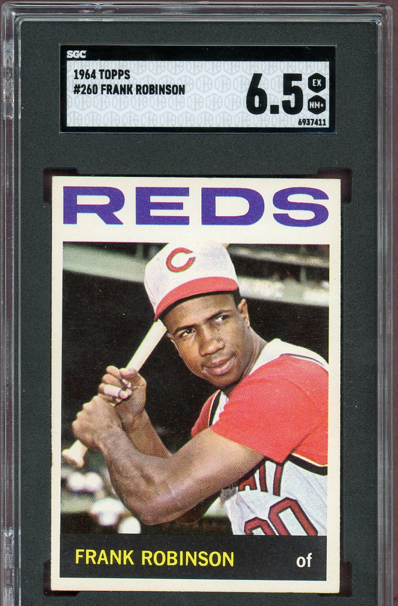 1964 Topps Baseball #260 Frank Robinson Reds SGC 6.5 EX-MT+ 560836