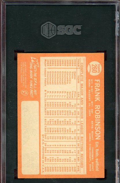 1964 Topps Baseball #260 Frank Robinson Reds SGC 6.5 EX-MT+ 560836