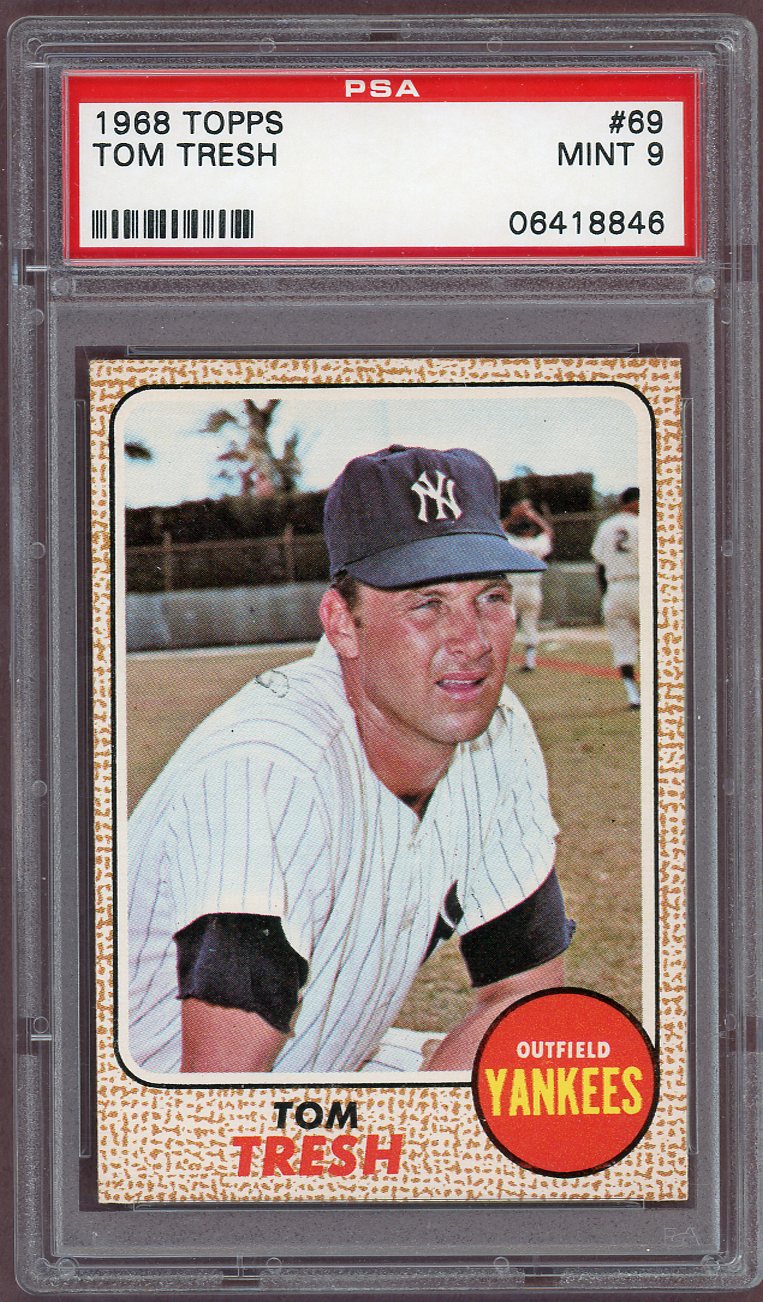 1968 O Pee Chee #069 Tom Tresh Yankees PSA 9 MINT 560854