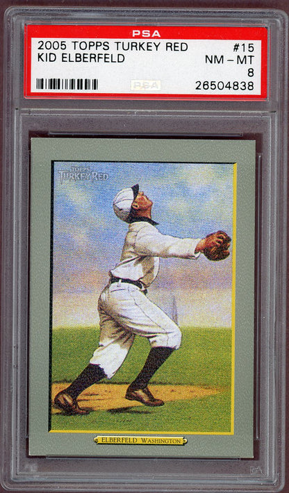 2005 Topps Turkey Red #015 Kid Elberfeld Senators PSA 8 NM/MT 560858