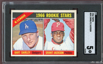 1966 Topps Baseball #591 Grant Jackson Phillies SGC 5 EX 560922