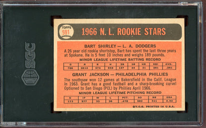 1966 Topps Baseball #591 Grant Jackson Phillies SGC 5 EX 560922