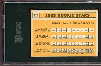 1963 Topps Baseball #228 Tony Oliva Twins SGC 5.5 EX+ 560924