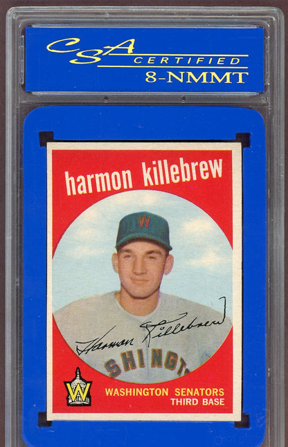 1959 Topps Baseball #515 Harmon Killebrew Senators CSA 8 NM/MT 560932