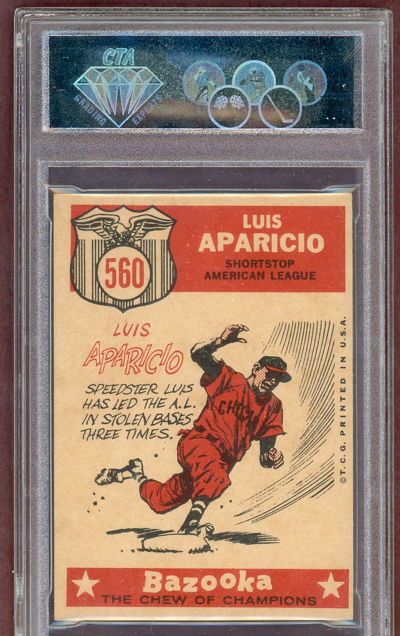 1959 Topps Baseball #560 Luis Aparicio A.S. White Sox CTA 8 NM/MT 560944