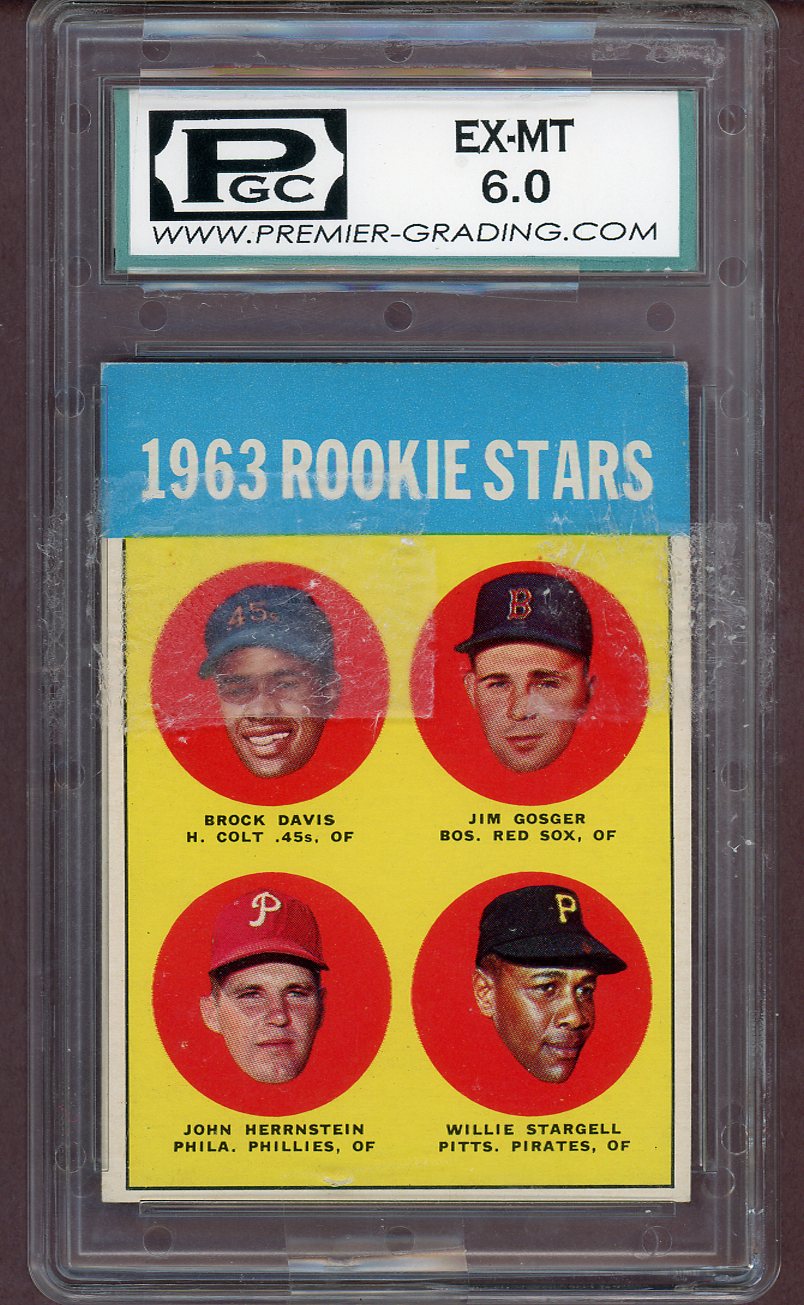 1963 Topps Baseball #553 Willie Stargell Pirates PGC 6 EX-MT 561002