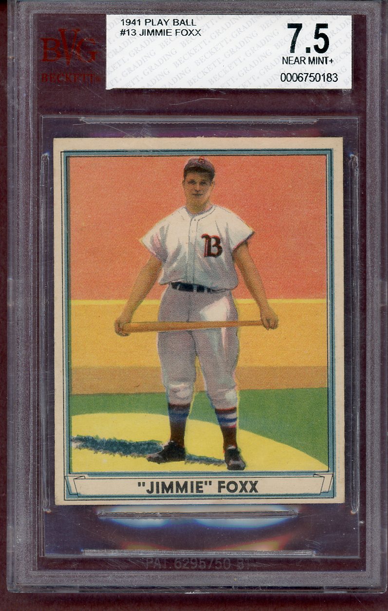 1941 Play Ball #013 Jimmie Foxx Red Sox BVG 7.5 NM+ 561009
