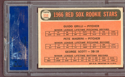 1966 Topps Baseball #558 George Scott Red Sox PSA 7 NM 561068
