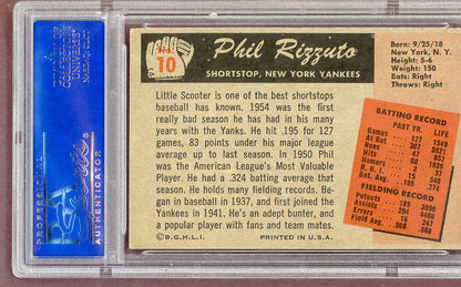 1955 Bowman Baseball #010 Phil Rizzuto Yankees PSA 5 EX 561112