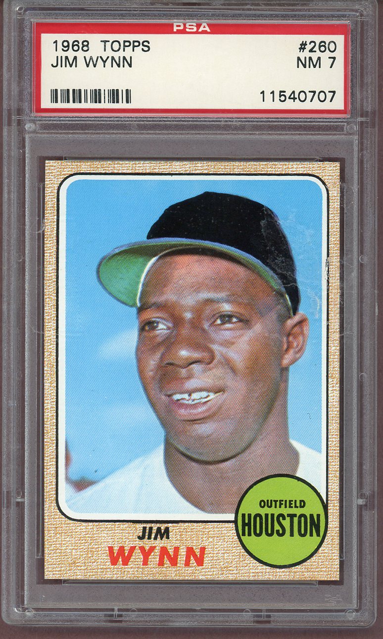 1968 Topps Baseball #260 Jim Wynn Astros PSA 7 NM 561185