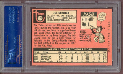 1969 Topps Baseball #121 Joe Grzenda Twins PSA 7 NM 561205