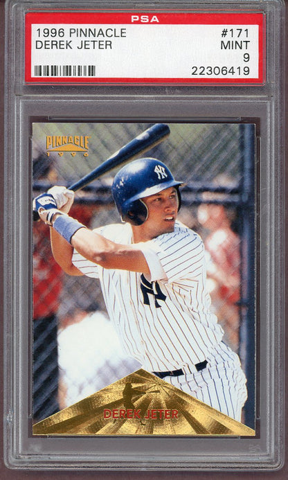 1996 Pinnacle #171 Derek Jeter Yankees PSA 9 MINT 561253