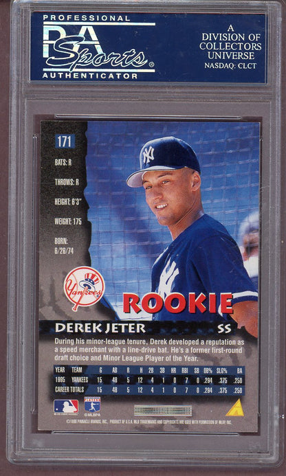 1996 Pinnacle #171 Derek Jeter Yankees PSA 9 MINT 561253