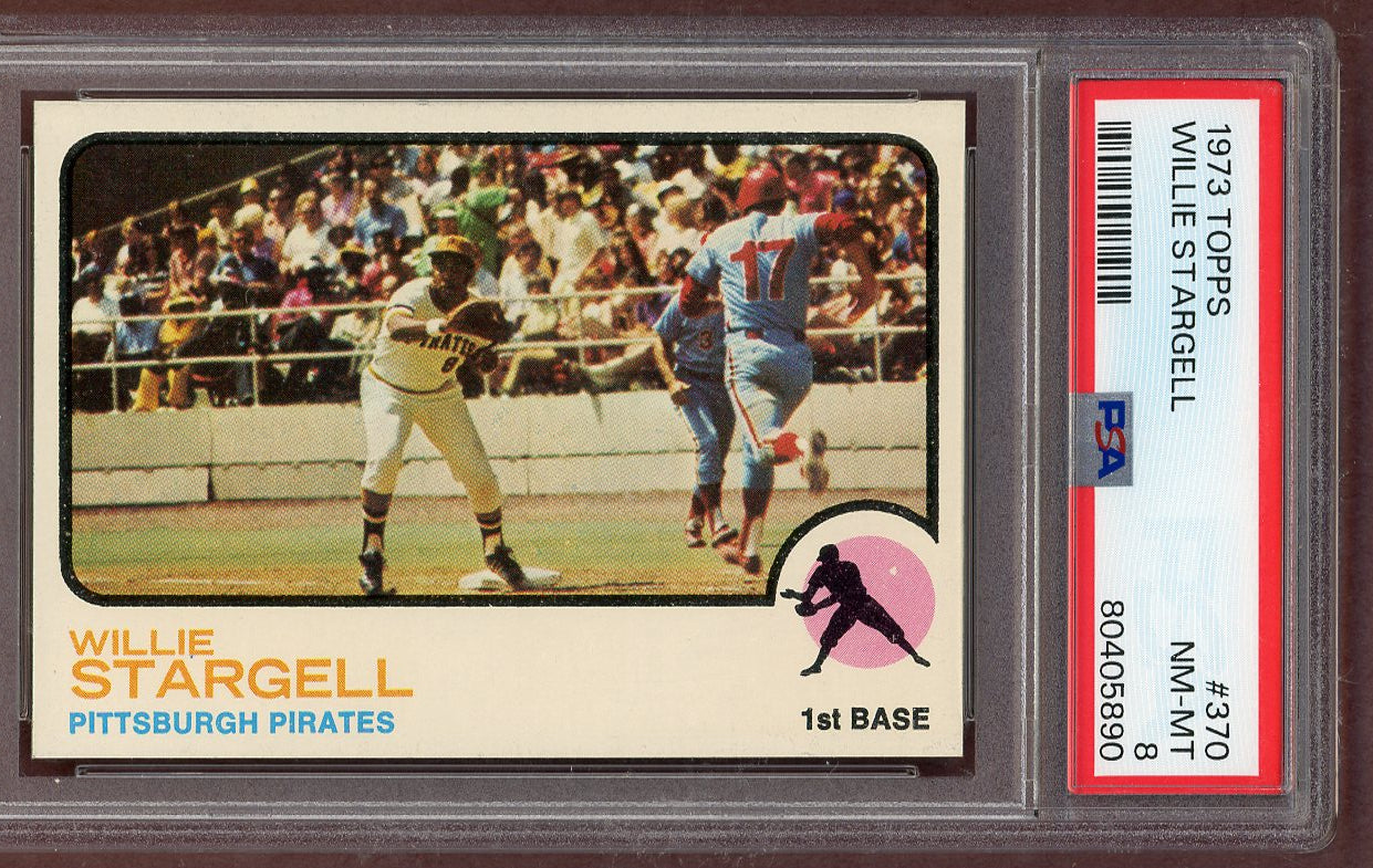 1973 Topps Baseball #370 Willie Stargell Pirates PSA 8 NM/MT 561263