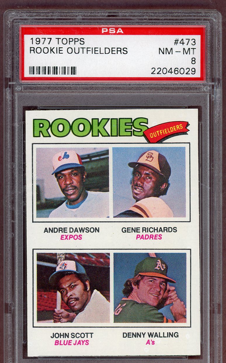 1977 Topps Baseball #473 Andre Dawson Expos PSA 8 NM/MT 561300