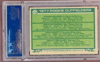 1977 Topps Baseball #473 Andre Dawson Expos PSA 8 NM/MT 561300