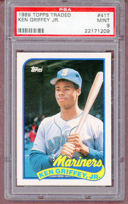 1989 Topps Traded # 41T Ken Griffey Jr Mariners PSA 9 MINT 561309