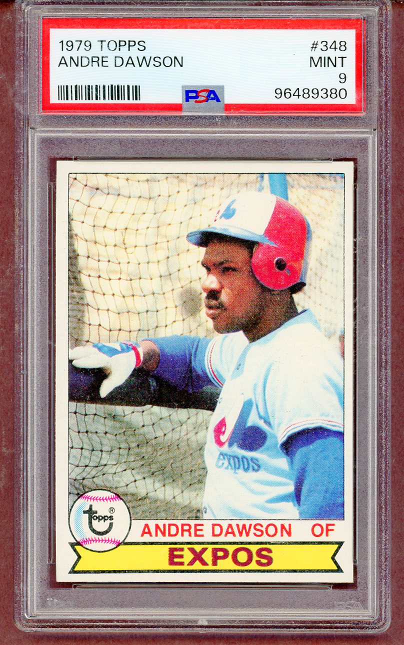 1979 Topps Baseball #348 Andre Dawson Expos PSA 9 MINT 561313