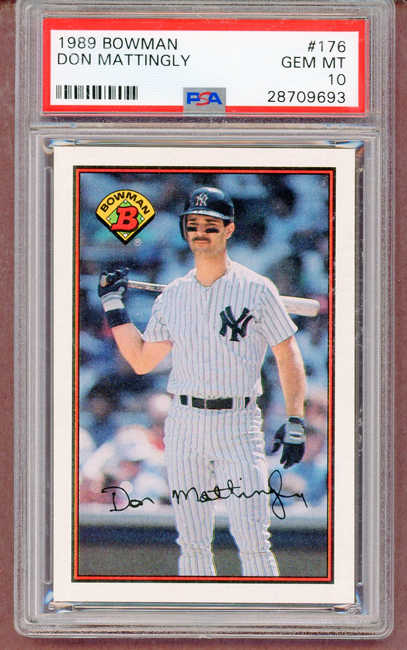 1989 Bowman #176 Don Mattingly Yankees PSA 10 GEM MINT 561329