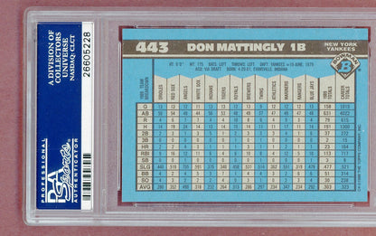 1990 Bowman #443 Don Mattingly Yankees PSA 10 GEM MINT 561367
