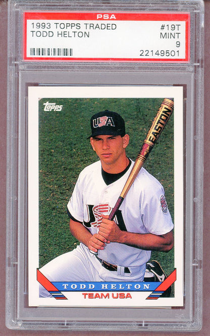 1993 Topps Traded #019T Todd Helton Team USA PSA 9 MINT 561369