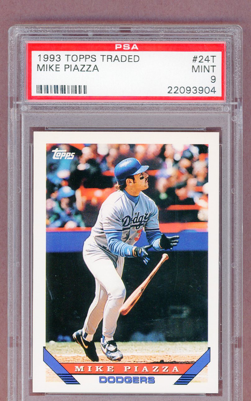 1993 Topps Traded #024T Mike Piazza Dodgers PSA 9 MINT 561371