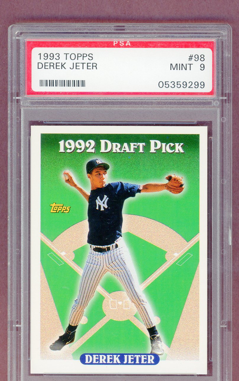 1993 Topps #098 Derek Jeter Yankees PSA 9 MINT 561375