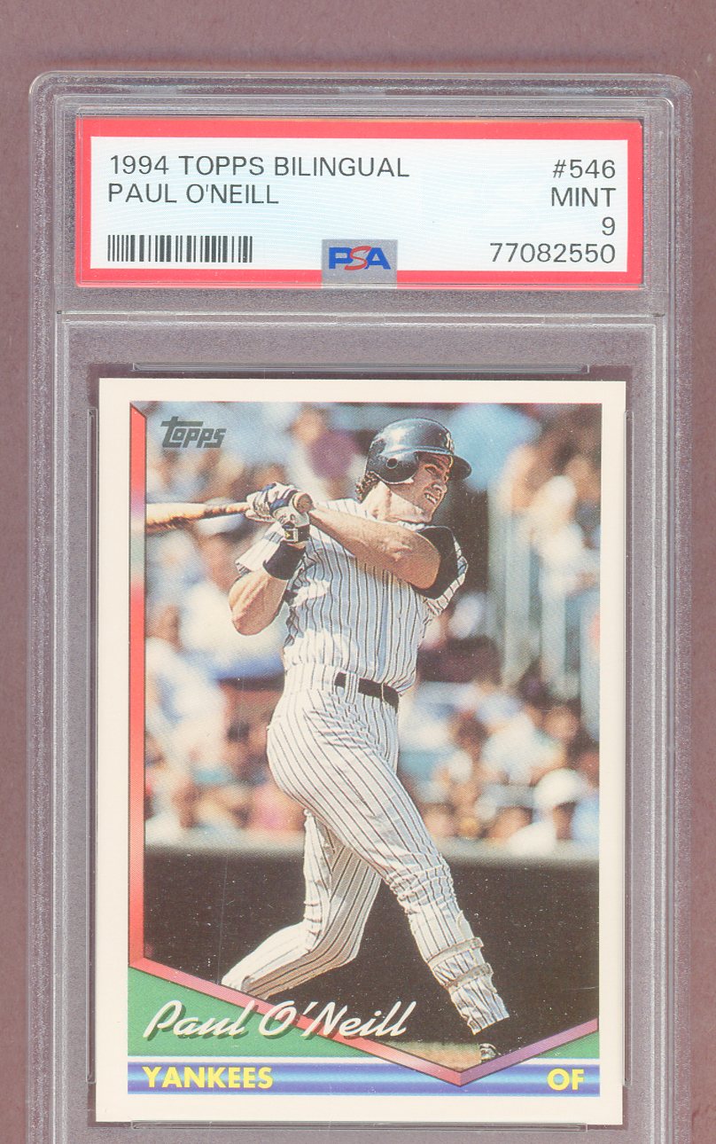 1994 Topps Bilingual #546 Paul O'Neill Yankees PSA 9 MINT 561384
