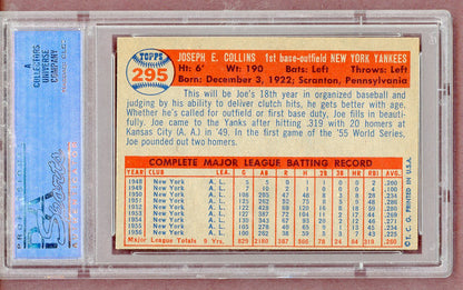 1957 Topps Baseball #295 Joe Collins Yankees PSA 7 NM 561410