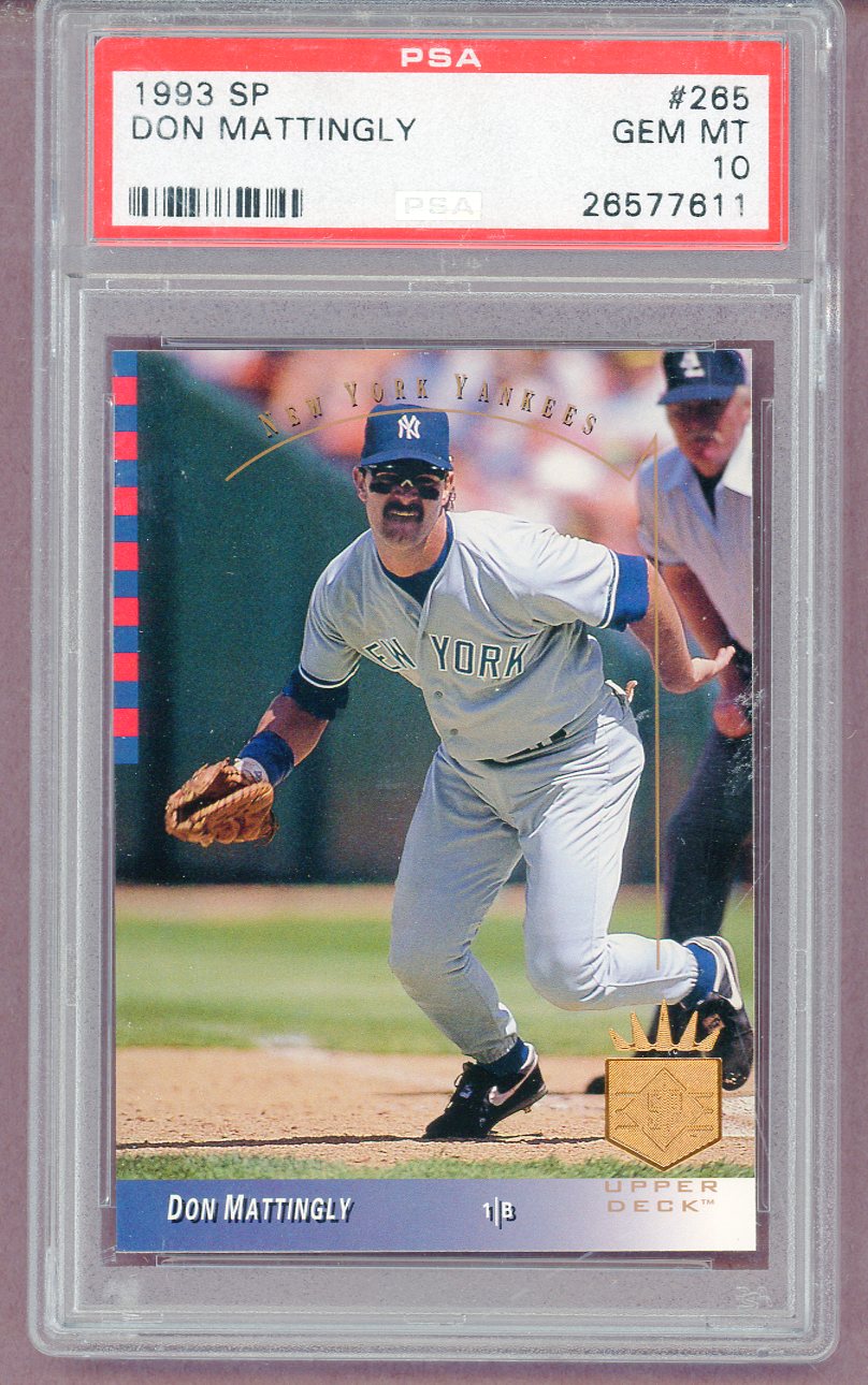 1993 SP #265 Don Mattingly Yankees PSA 10 GEM MINT 561437