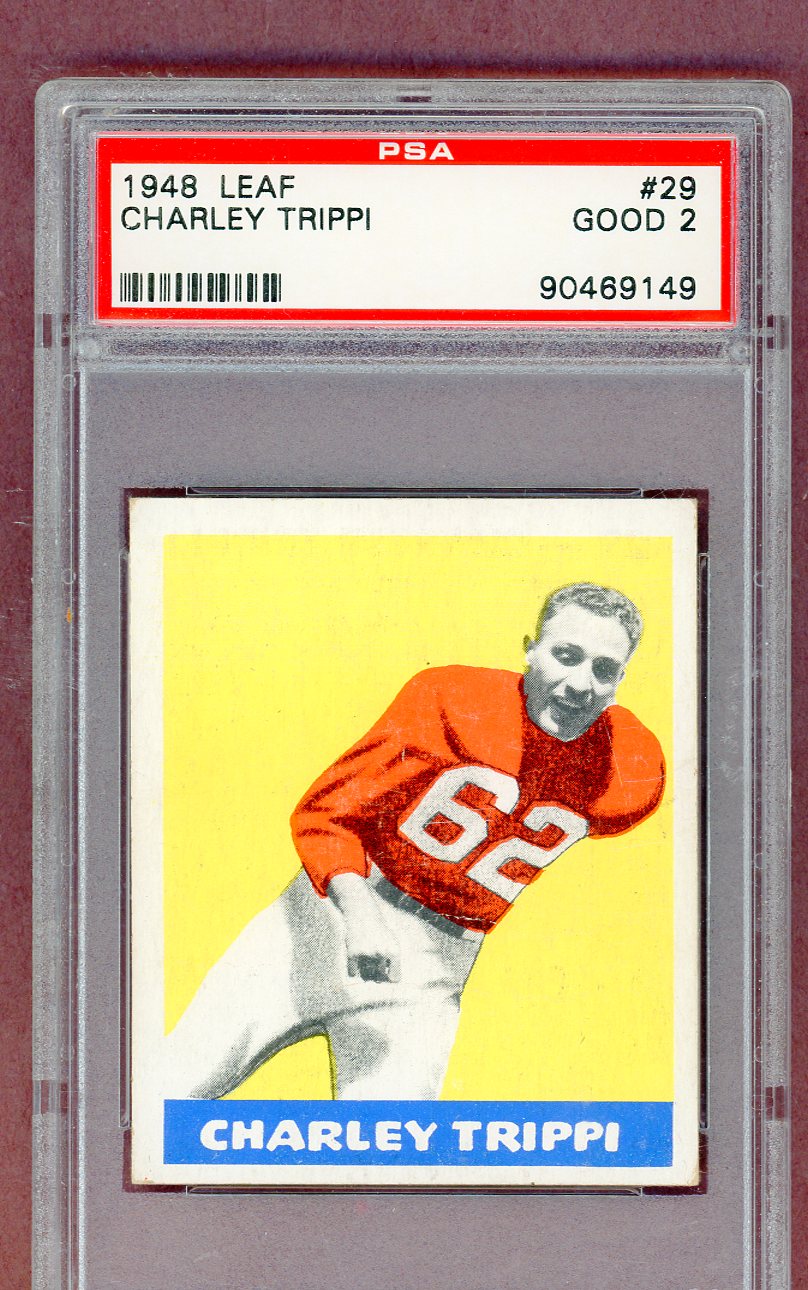 1948 Leaf Football #020 Charley Trippi Cardinals PSA 2 GD 561471