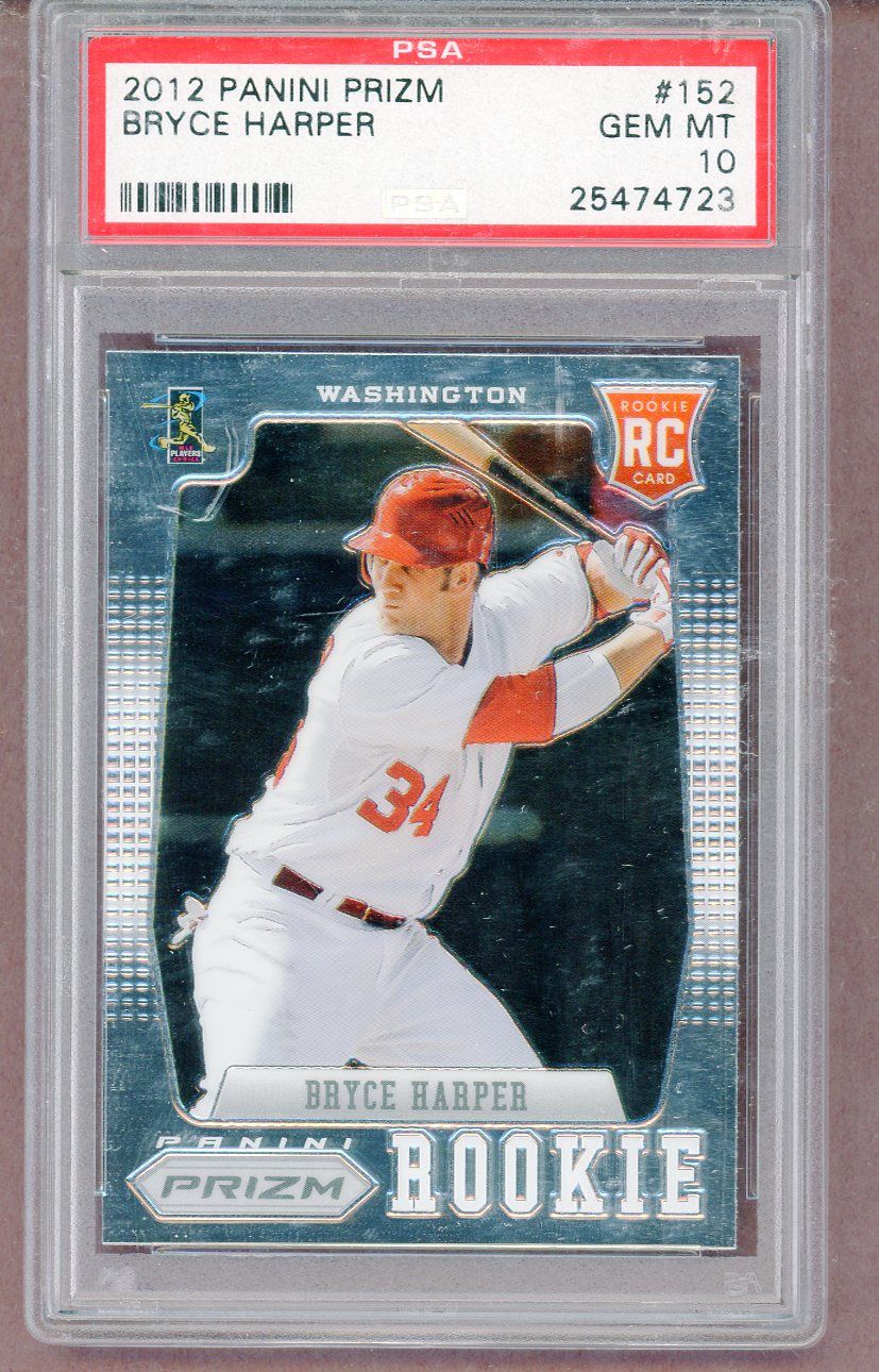 2012 Panini Prizm #152 Bryce Harper Nationals PSA 10 GEM MINT 561489