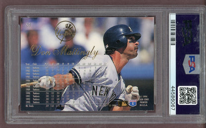 1994 Flair #084 Don Mattingly Yankees PSA 9 MINT 561502