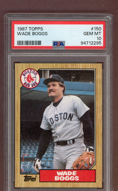 1987 Topps #150 Wade Boggs Red Sox PSA 10 GEM MINT 561512