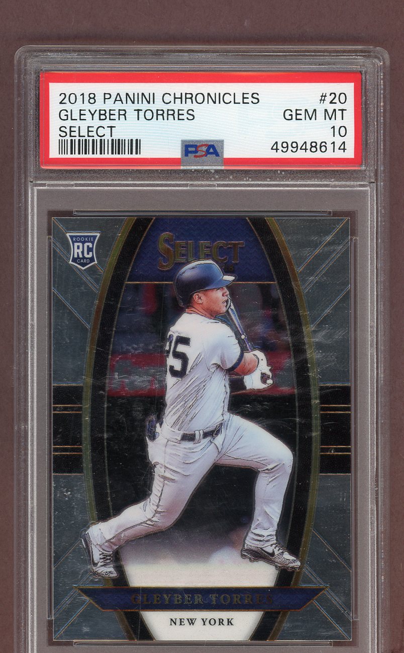 2018 Panini Chronicles #020 Gleyber Torres Yankees PSA 10 GEM MINT Select 561524