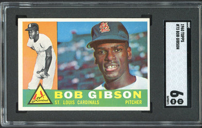 1960 Topps Baseball #073 Bob Gibson Cardinals SGC 6 EX-MT 561559