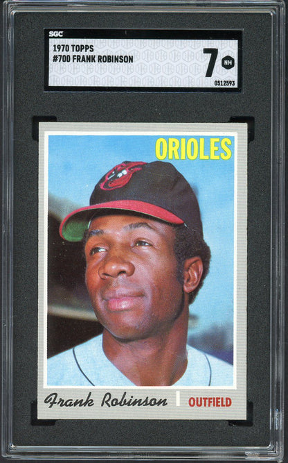 1970 Topps Baseball #700 Frank Robinson Orioles SGC 7 NM 561572