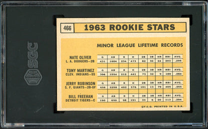 1963 Topps Baseball #466 Bill Freehan Tigers SGC 4 VG-EX 561577