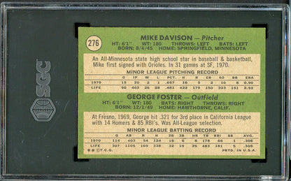 1971 Topps Baseball #276 George Foster Giants SGC 6.5 EX-MT+ 561584