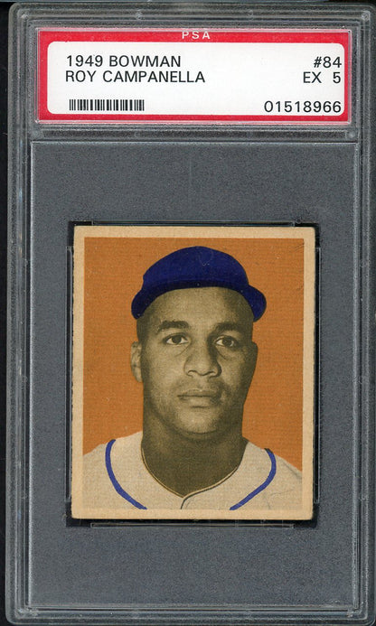 1949 Bowman Baseball #084 Roy Campanella Dodgers PSA 5 EX 561715