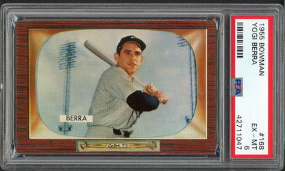 1955 Bowman Baseball #168 Yogi Berra Yankees PSA 6 EX-MT 561739